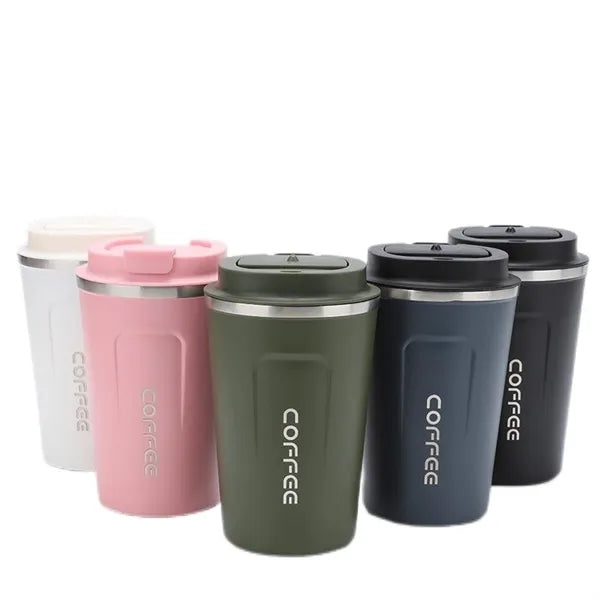 12 oz Stainless Steel Tumbler Coffee Travel Mug w/Lid