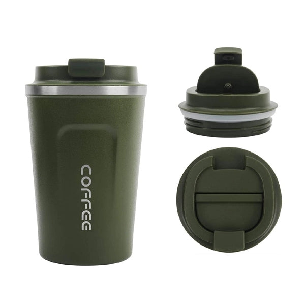 12 oz Stainless Steel Tumbler Coffee Travel Mug w/Lid