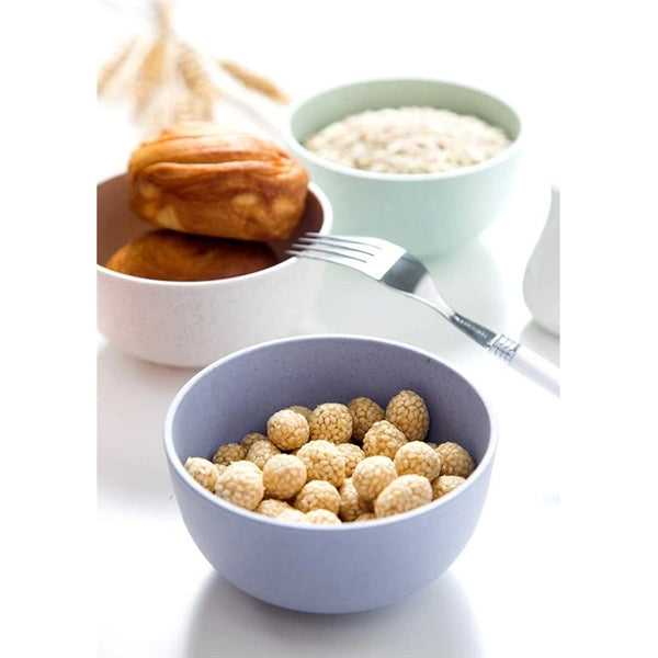 Wheat Straw Rice Bowl With Spoon