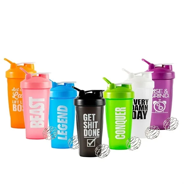 24 Oz. Plastic Shaker Bottle Cup