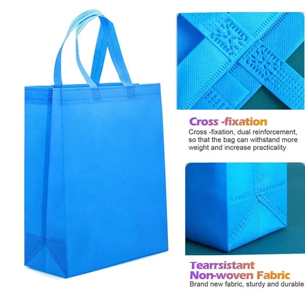 Non-woven Grocery Party Treat Gift Tote Bags