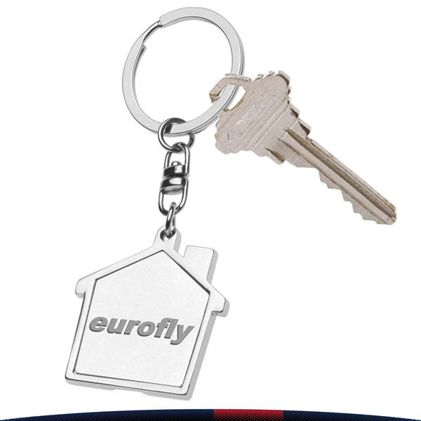 Quiki House Metal Keychains