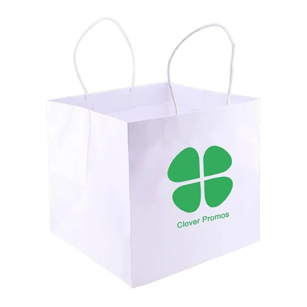 Square Kraft Paper Wide Gusset Takeout Bag