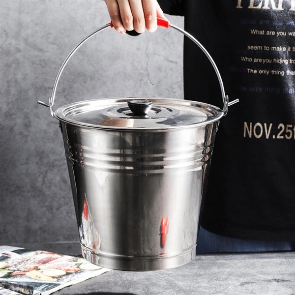 135 Oz Stainless Steel Water Pails Ice Beer Bucket