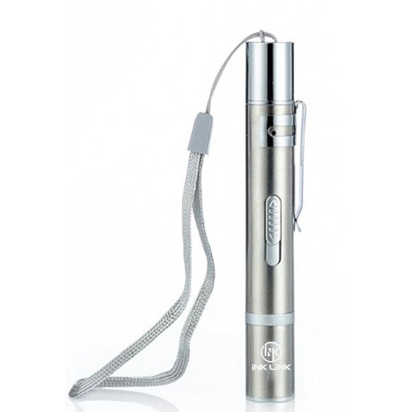 3 in 1 Stainless Steel Rechargeable Flashlight