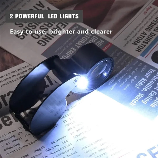 Handheld 40X Loupe for Jewelry, Watches & Gems