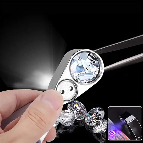 40X Jewelers Loupe Magnifier Magnifying Glasses