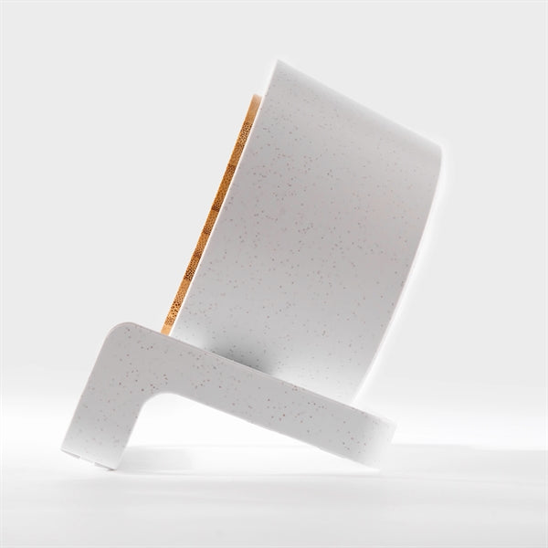 WheatStraw Eco Spotlight Bluetooth Speaker & Qi Phone Stand