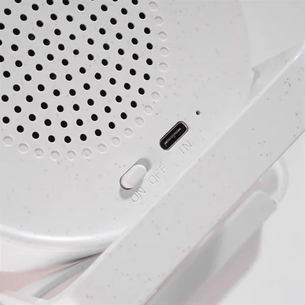 WheatStraw Eco Spotlight Bluetooth Speaker & Qi Phone Stand