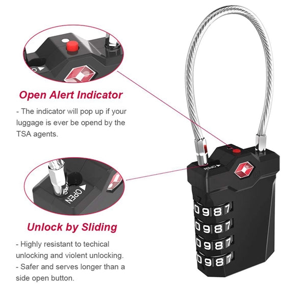 Tsa Approved Luggage Locks