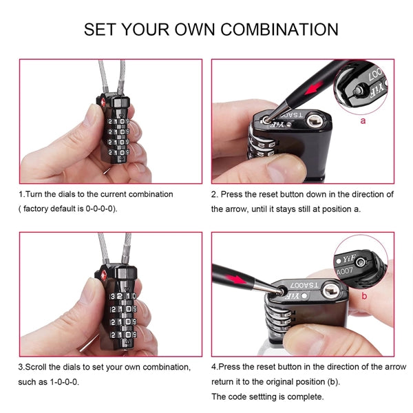 Tsa Approved Luggage Locks