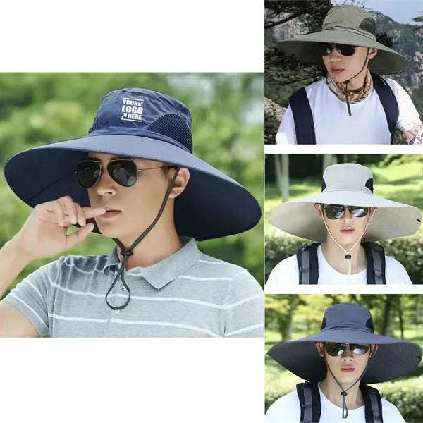 Waterproof Wide Brim Bucket Hat