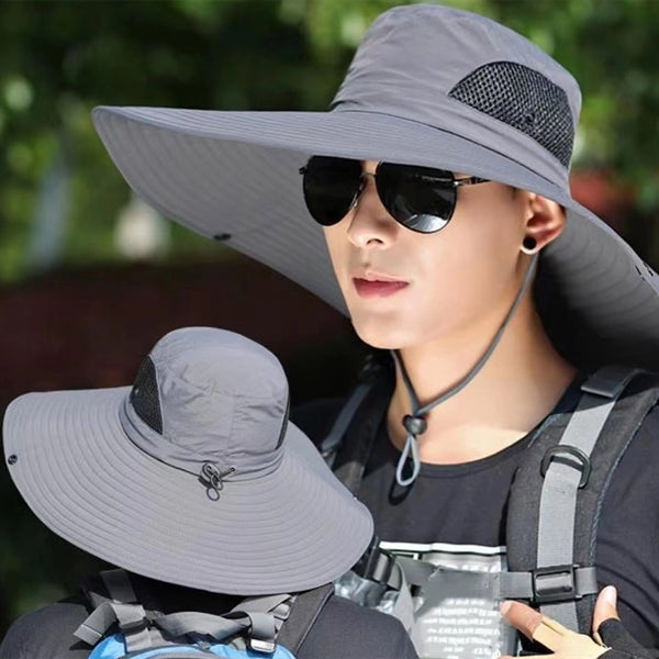 Waterproof Wide Brim Bucket Hat