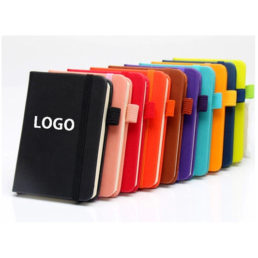 Soft Touch Pocket Journal with Straps