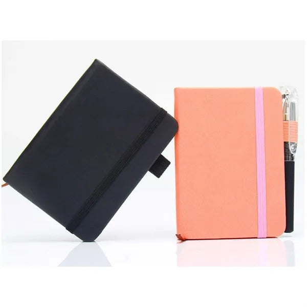 Soft Touch Pocket Journal with Straps