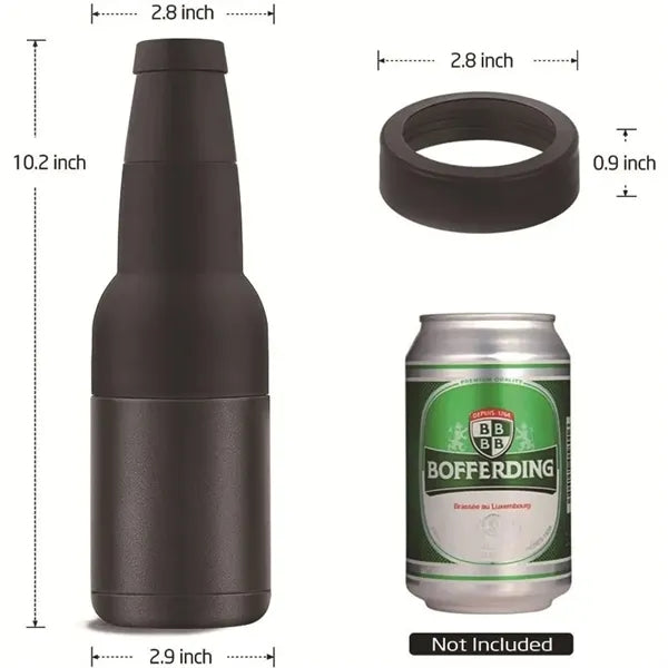 3-in-1 Can Cooler Beer Holder w/ Botter Opener