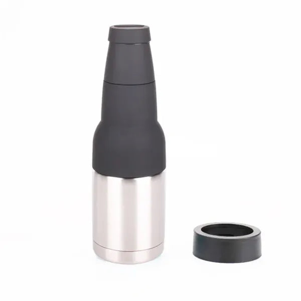 12oz. 3 in1 Beer Can Cooler Holder w/ Built-in Opener