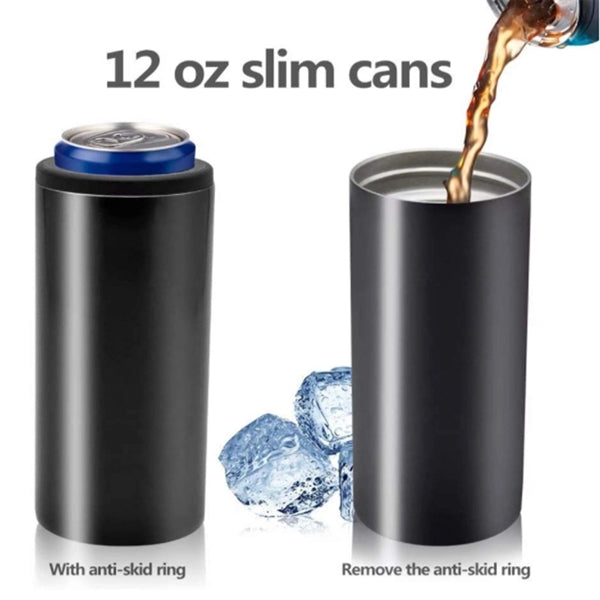 12 oz. Skinny Can Cooler Slim Beer Holder