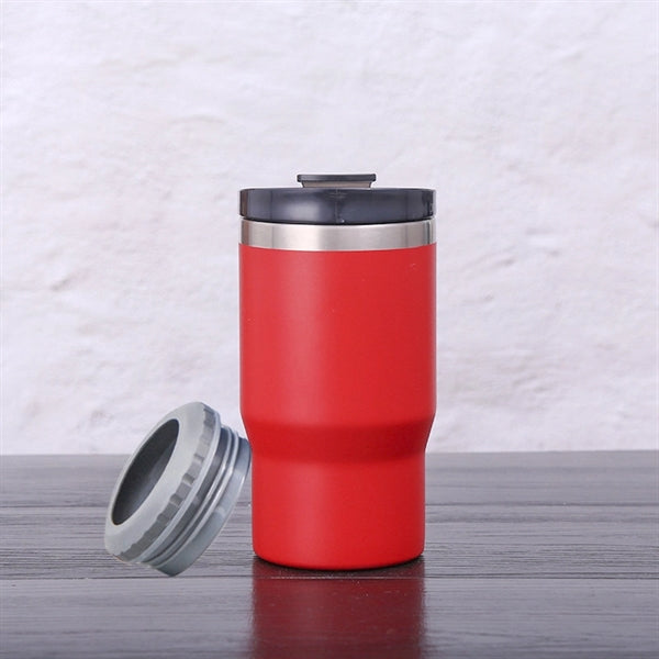 14oz. 4-in-1 Beer/ Bottle Can Cooler Holder w/ 2 Lids