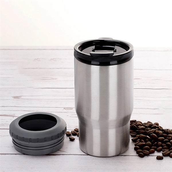 14oz. 4-in-1 Beer/ Bottle Can Cooler Holder w/ 2 Lids