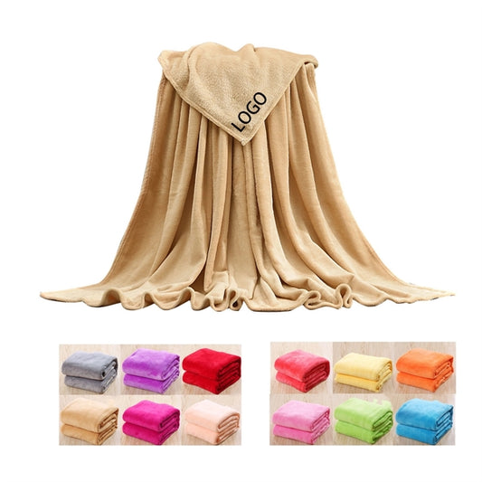 Coral fleece blanket