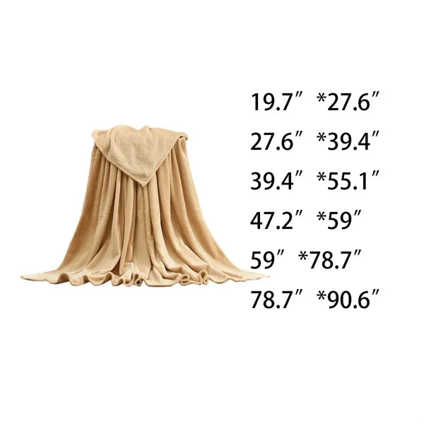 Coral fleece blanket