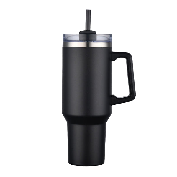 40oz. Travel Stainless Vacuum Insulated mug w/ handle