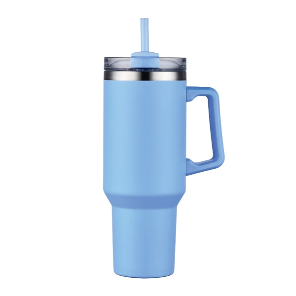 40oz. Travel Stainless Vacuum Insulated mug w/ handle