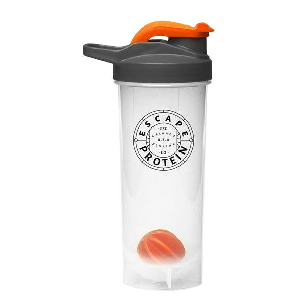24 oz. Plastic Shaker (2 Color Imprint)