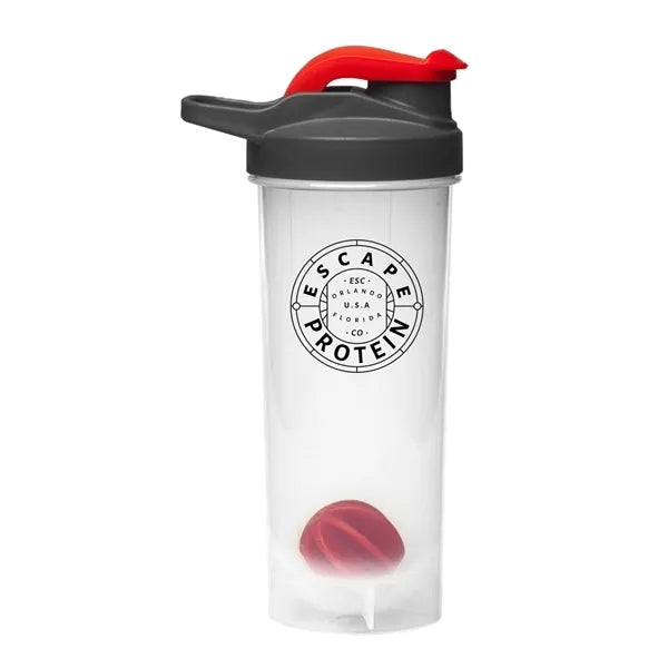 24 oz. Plastic Shaker (2 Color Imprint)