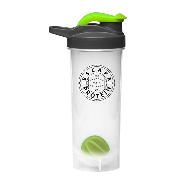 24 oz. Plastic Shaker (1 Color Imprint)