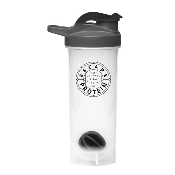 24 oz. Plastic Shaker (2 Color Imprint)