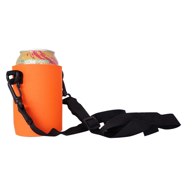 Neoprene Can With Strap Coolie