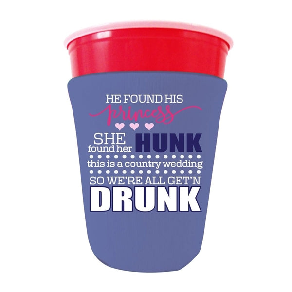 Full Color Neoprene Solo Cup With Botton Coolie