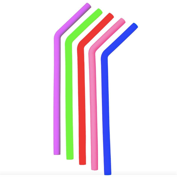 Silicone Flexible Bend Smoothies Straw