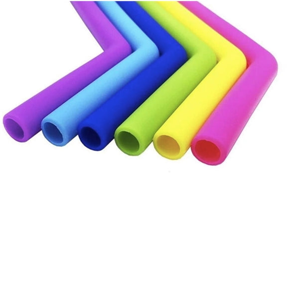 Silicone Flexible Bend Smoothies Straw