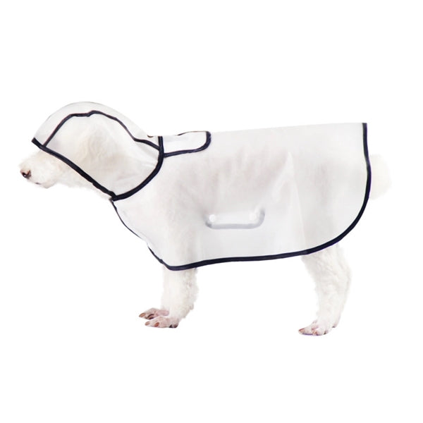 Clear raincoat waterproof dog