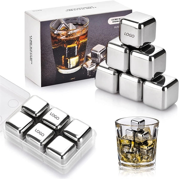 Stainless Steel Ice Cubes for Whiskey