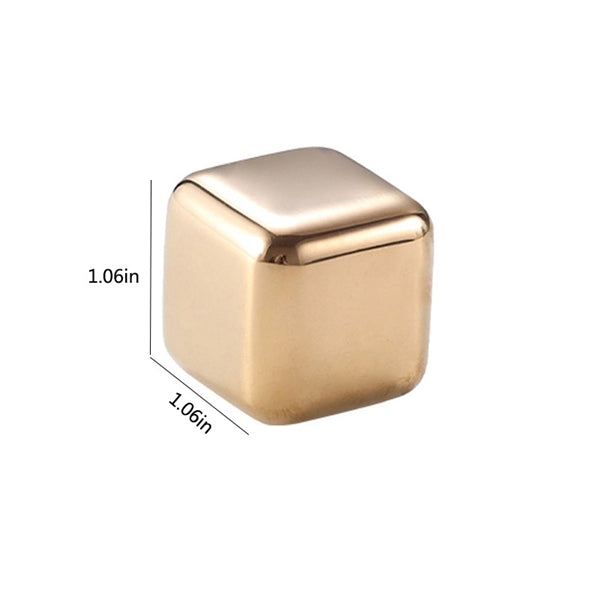 Stainless Steel Ice Cubes for Whiskey