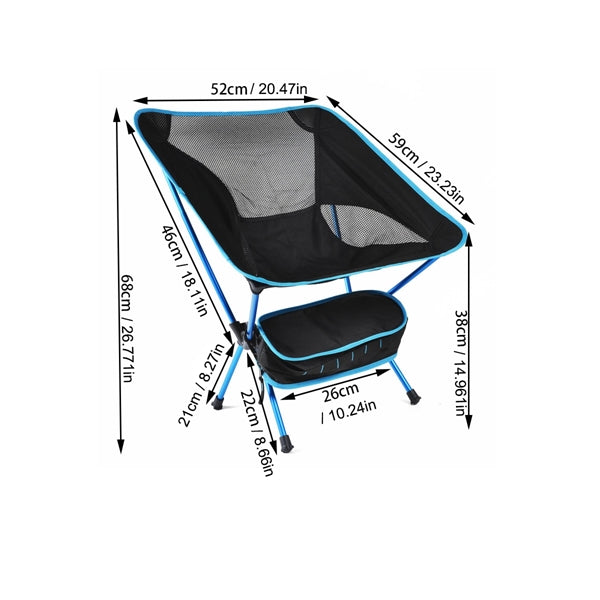 Outdoor Lightweight Foldable Portable Compact Camping Chair