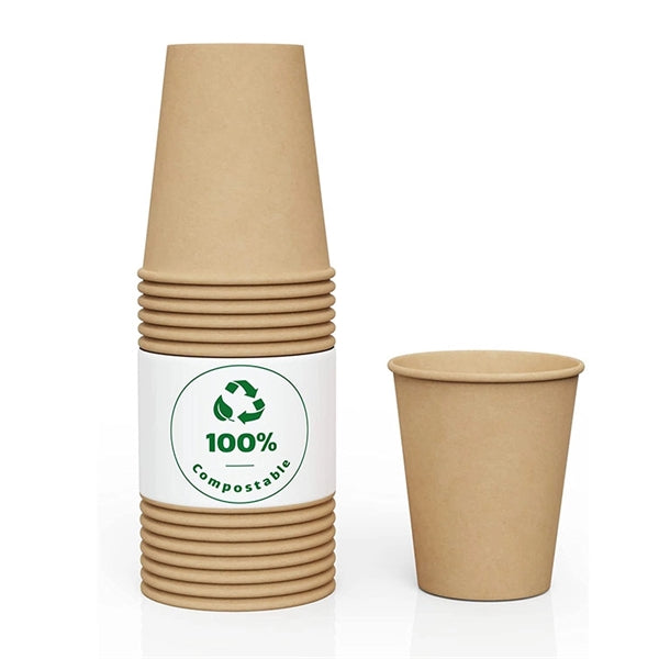 Kraft Paper Hot Coffee Beverage Cup