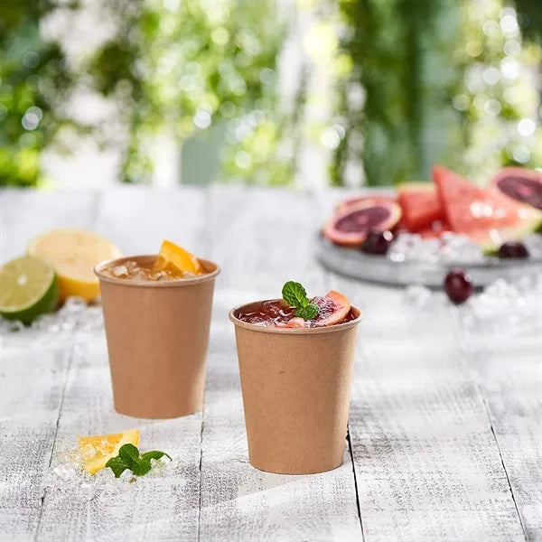 Kraft Paper Hot Coffee Beverage Cup
