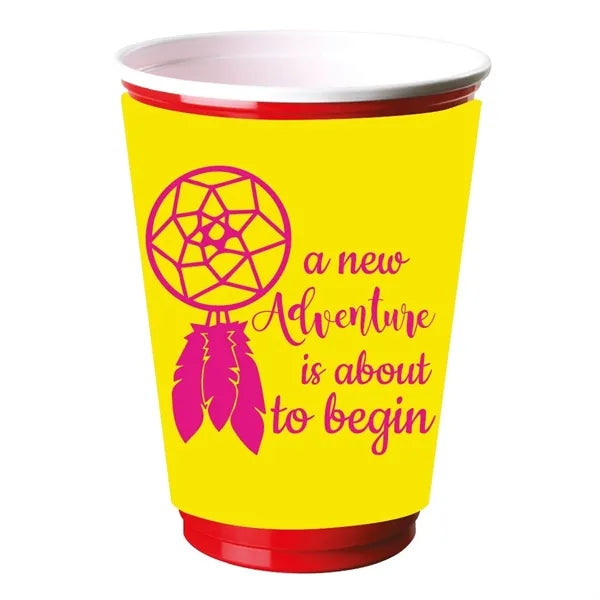 Full Color Solo Cup Sleeve Coolie