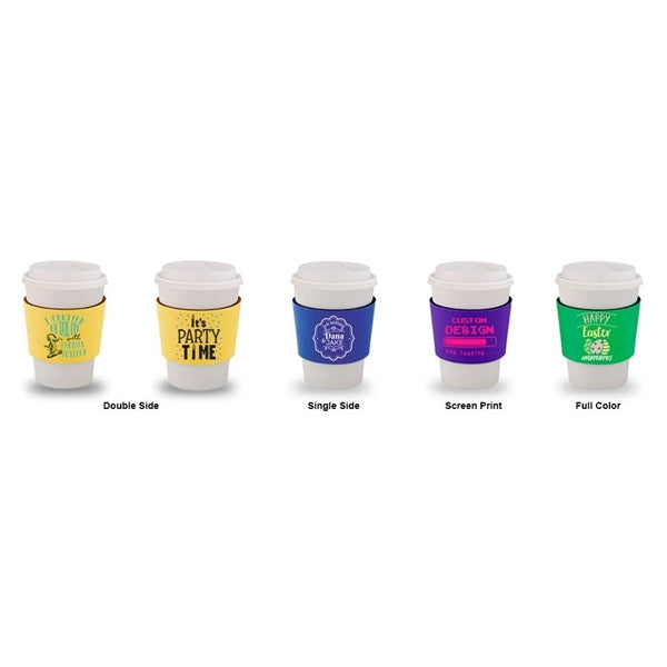 Full Color Small Coffe Sleeve Foam Coolie