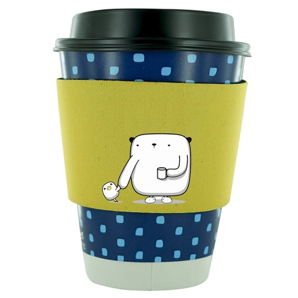 Full Color Small Coffe Sleeve Foam Coolie