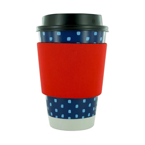 Full Color Neoprene Coffe Sleeve Coolie