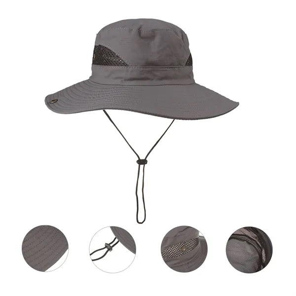 Outdoor Hiking Hat With Large Brim