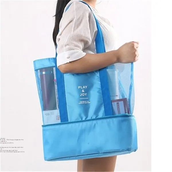 Nautical Insulated Beach Bag