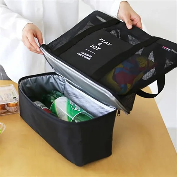 Nautical Insulated Beach Bag