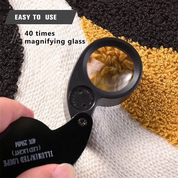 40X Magnification Loupe Jewelry Magnifier